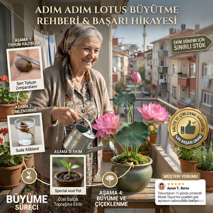 Lotus Çiçeği Yetiştirme Kiti™
